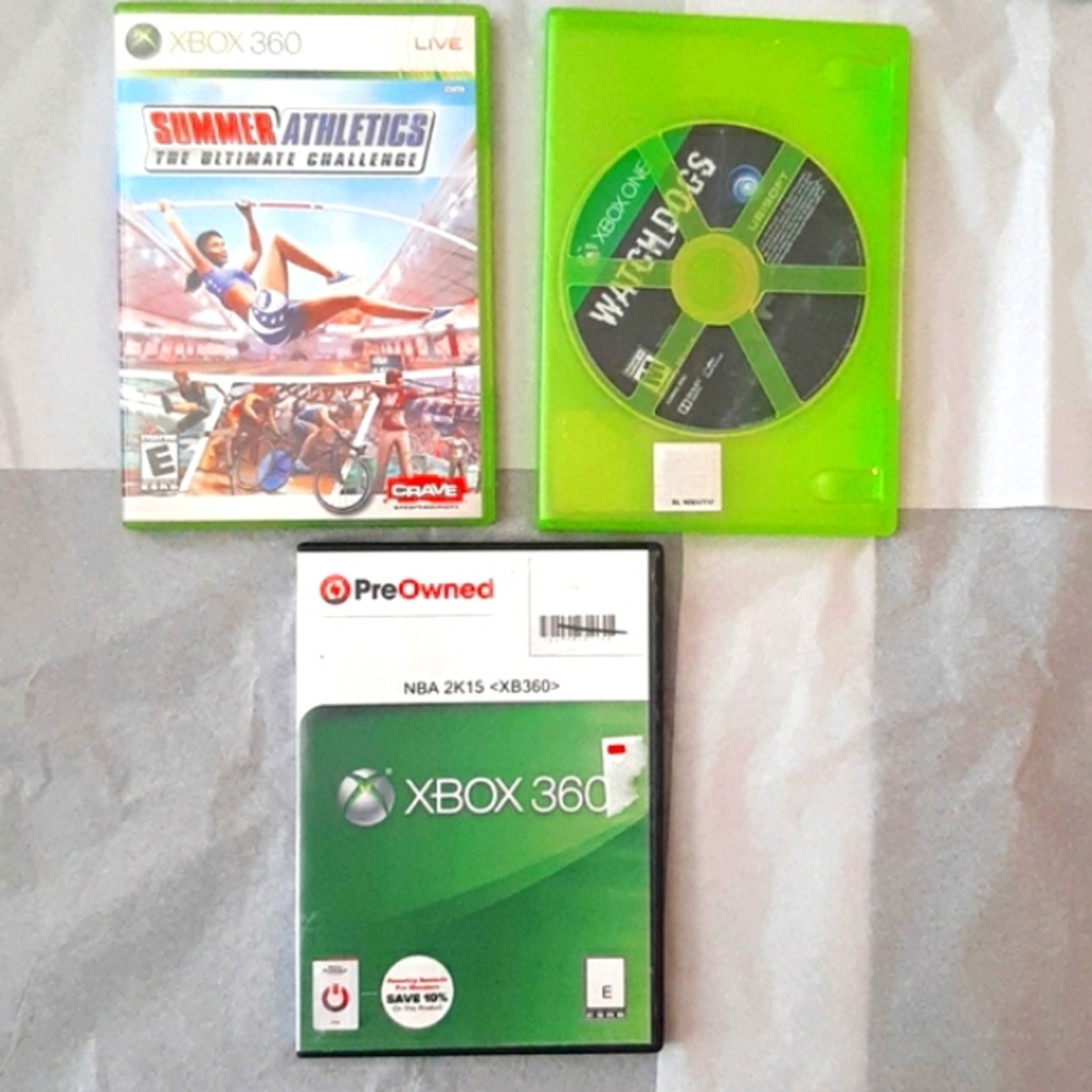 Xbox 360 Games, NBA 2K15, Watch Dogs, Summer Athletics